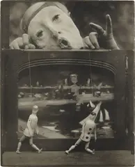 The Play of Life (Self-portrait) by Pierre Dubreuil, circa 1930, Oil print, offered Oct 2015