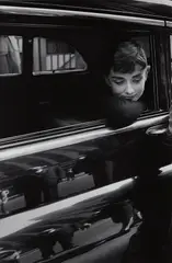 Dennis Stock, Audrey Hepburn during the filming of 'Sabrina' by Billy Wilder, 1953, Gelatin silver print, printed later