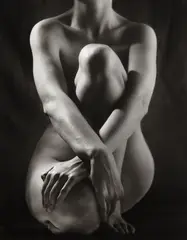 Classic Torso with Hands by Ruth Bernhard, 1952, Gelatin silver print, printed later, offered Oct 2015