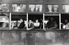Robert Frank, Trolley, New Orleans, 1955, Gelatin silver print, printed 1980s