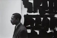 William Claxton, John Coltrane at the Guggenheim, New York City, 1960, Gelatin silver print, printed 2006