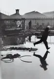 Behind the Gare Saint Lazare, Paris by Henri Cartier-Bresson, 1932, Gelatin silver print, printed later, sold Oct 2015