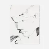 Anthony Cudahy, From the Gathering, 2017, graphite and ink on paper (double-sided)