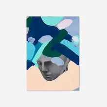 Falling in Reverse by Caleb Hahne Quintana, 2015, acrylic on panel, sold Apr 2026
