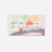 Nate Lowman, Love Poem, 2011, oil and alkyd on linen