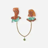 Alison Saar, Cleo & Tony Brooches
