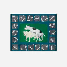 Alison Saar, Untitled, 1982, acrylic on board