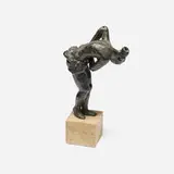 Dimitri Hadzi, Untitled (Nude), 1958, bronze, stone