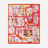 Joanne Greenbaum, Untitled, 2015, oil, acrylic, flashe and ink on linen