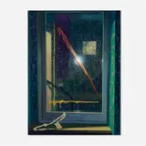 Paul Rouphail, Graph II, 2016, acrylic on linen