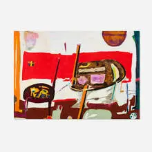 Marisa Takal, I could talk on the phone forever!..., 2016, oil on canvas