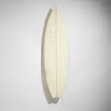 Daniel Arsham, Eroded Surfboard, 2021, resin, fiberglass, quartz crystals and selenite surfboard