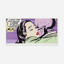 D*Face, Careless Whispers, 2019, screenprint in colors