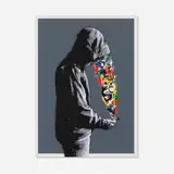 Martin Whatson, Connection, 2018, screenprint in colors