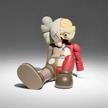 Resting Place (Brown) by Kaws, 2012, painted cast vinyl, sold Mar 2026