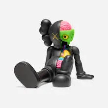 Resting Place (Black) by Kaws, 2013, painted cast vinyl, sold Mar 2026