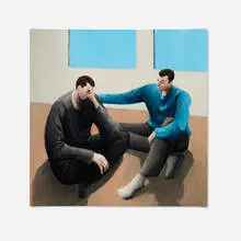 Empathy by Tony Toscani, 2021, oil on linen, sold Mar 2026