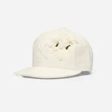 Eroded New York Yankees Baseball Cap by Daniel Arsham, 2021, cast resin, plaster, sold Mar 2026