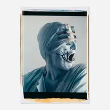 Gottfried Helnwein, Untitled (Self-Portrait), 1987, unique large-format Polaroid Polacolor print