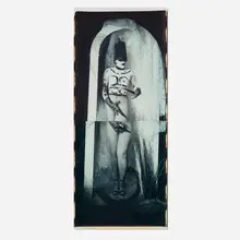 Paul Andersen, St. Catherine, 1987, unique large-format Polaroid Polacolor print in two parts