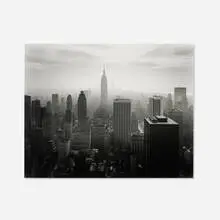 Nicholas Nixon, View of Midtown from 48th Street, New York, gelatin silver print
