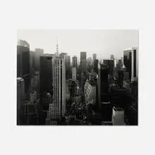Nicholas Nixon, West View from 53rd Street and Third Avenue, New York, gelatin silver print