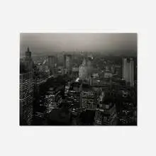 Nicholas Nixon, North View from Pine Street, New York, gelatin silver print