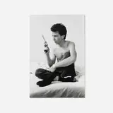 Larry Clark, Dead (Billy Mann) (from the Tulsa series), gelatin silver print; bound book