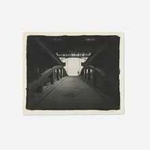 George Tice, Ferry Slip, Jersey City, NJ, platinum palladium contact print