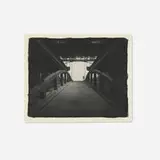 George Tice, Ferry Slip, Jersey City, NJ, platinum palladium contact print