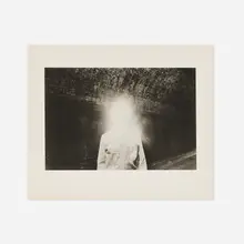 Duane Stephen Michals, The Illuminated Man (Joseph Cornell), platinum print