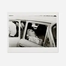 Ernst Haas, Marilyn Monroe laughing in the Car (on the Set of 'The Misfits', Nevada), gelatin silver print