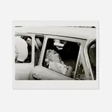 Ernst Haas, Marilyn Monroe laughing in the Car (on the Set of 'The Misfits', Nevada), gelatin silver print
