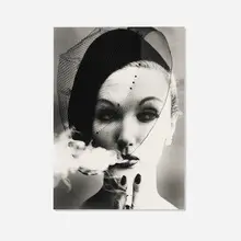 William Klein, Smoke + Veil, Paris, gelatin silver print