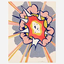 Explosion (from Portfolio 9) by Roy Lichtenstein, 1967, lithograph in colors on BFK Rives, sold Jun 2026
