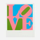 Robert Indiana, Love (from the Book of Love portfolio), 1996, screenprint in colors