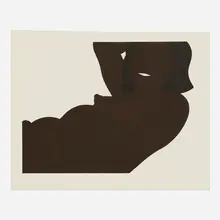 Tom Wesselmann, Great American Brown Nude: Cut-Out, 1971, screenprint in colors