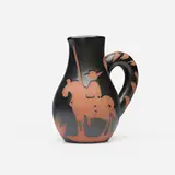 Pablo Picasso, Picador, 1952, red earthenware with paraffin decoration and black enamel