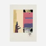 Robert Rauschenberg, Horsefeathers Thirteen XI, 1972, offset lithograph and screenprint in colors with collage and embossing on Arches