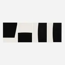 Four works from Un coup de dés jamais n'abolira le hasard (by Stéphane Mallarmé) by Ellsworth Kelly, 1992, lithograph, sold Jun 2026