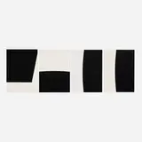Ellsworth Kelly, Four works from Un coup de dés jamais n'abolira le hasard (by Stéphane Mallarmé)