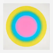 Sun 5 (from the Sun portfolio) by Ugo Rondinone, 2019, screenprint in colors on Rising 4-ply Museum Board, sold Jun 2026