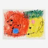 Untitled (from Le lézard aux plumes d'or series) by Joan Miró, 1971, lithograph in colors on parchment, sold Jun 2026