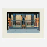 Richard Estes, Seagram Building (from the Urban Landscapes No. I portfolio), 1972, screenprint in colors on Schoeller Parole