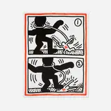 Keith Haring, Free South Africa #3, 1985, lithograph in colors