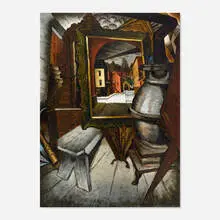 Glenn O. Coleman, The Garret, 1927, oil on canvas