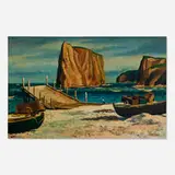 Antonio Pietro Martino, Perce Island, oil on canvas