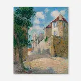 Gustave Loiseau, Rue Delacour à Pontoise