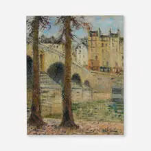 Gustave Loiseau, Le Pont-Marie, 1926, oil on canvas