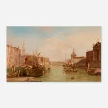 Alfred Pollentine, Grand Canal, Venice, 1889, oil on canvas